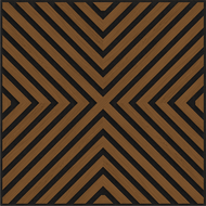 Mexen Linea 01 panel de pared acústico 60 x 60 cm (4 piezas), fieltro de 9 mm, chapa técnica, Roble Natural