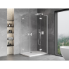 Mexen Mist-H L Cabina doccia ad anta destra Duo 70 x 90 cm, trasparente, bianca - 8A5L-070L-090P-20-00