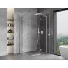 Mexen Mist-H L Duo cabine de douche battante droite 70 x 90 cm, transparent, blanc - 8A5L-070L-090P-20-00