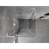 Mexen Mist-H L Duo avanev dušikabiin 90 x 90 cm, läbipaistev, valge - 8A5L-090L-090P-20-00