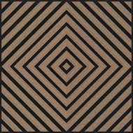 Mexen Linea 03 panneau mural acoustique 60 x 60 cm (4pcs), feutre 9 mm, placage technique, Noyer Clair - S110-60607-03-047