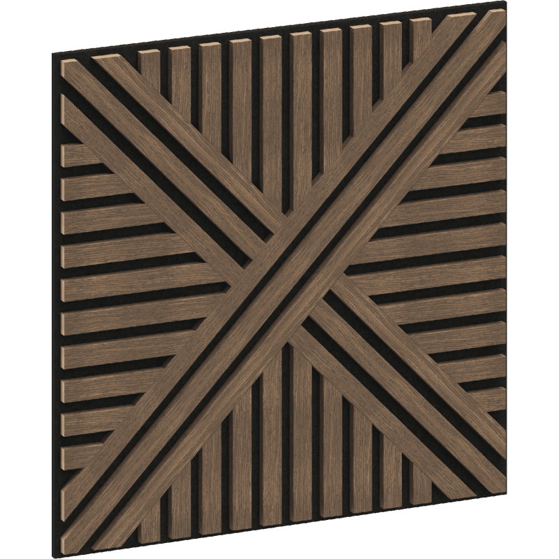 Mexen Linea 05 ακουστικό πάνελ τοίχου 60 x 60 cm (4τεμ.), τσόχα 9 mm, τεχνικό