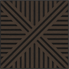 Mexen Linea 05 panel ścienny akustyczny 60 x 60 cm (4szt.), filc 9 mm, fornir techniczny, Dąb Mocca - S110-60607-05-045