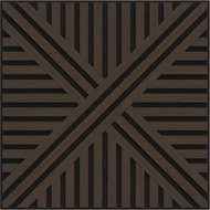 Mexen Linea 05 Akustik-Wandpaneel 60 x 60 cm (4Stk.), Filz 9 mm, Technofurnier, Eiche Mocca - S110-60607-05-045