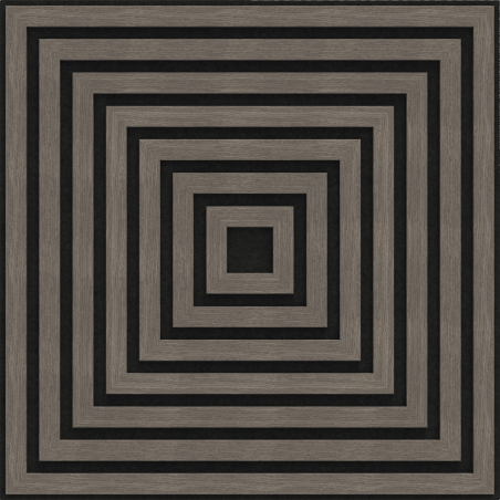 Mexen Linea 13 panel ścienny akustyczny 60 x 60 cm (4szt.), filc 9 mm, fornir techniczny, Szary Dąb - S110-60607-13-043