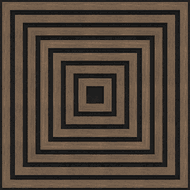Mexen Linea 13 akustična stenska plošča 60 x 60 cm (4kos.), filc 9 mm, tehnični furnir, Temni Oreh - S110-60607-13-044