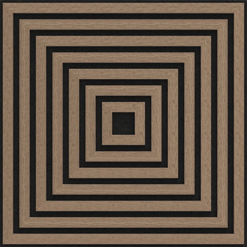 Mexen Linea 13 ακουστικό πάνελ τοίχου 60 x 60 cm (4τμχ.), τσόχα 9 mm, τεχνικό καπλαμά,