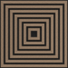 Mexen Linea 13 pannello da parete acustico 60 x 60 cm (4 pezzi), feltro 9 mm, impiallacciatura tecnica, Noce Chiaro