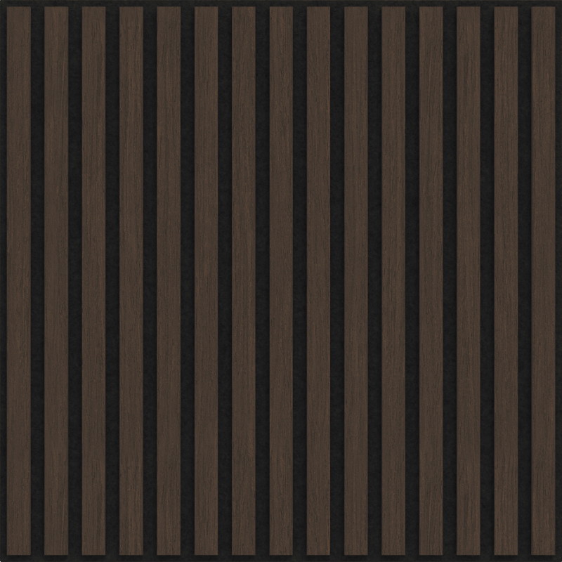 Mexen Linea 15 akustiska sienas panelis 60 x 60 cm (4 gab.), 9 mm filcs, tehnisks finieris, Mocca ozols - S110-60607-15-045
