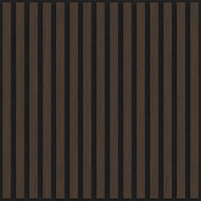 Mexen Linea 15 panel ścienny akustyczny 60 x 60 cm (4szt.), filc 9 mm, fornir techniczny, Dąb Mocca - S110-60607-15-045