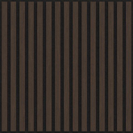 Mexen Linea 15 panel ścienny akustyczny 60 x 60 cm (4szt.), filc 9 mm, fornir techniczny, Dąb Mocca - S110-60607-15-045