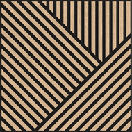 Mexen Lam-B lamas de pared 275 x 30 cm, tablero HDF de 4 mm, chapa técnica, Roble Arenoso - S100-275307-3015-001
