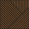 Mexen Linea 25 Akustik-Wandpaneel 60 x 60 cm (4 Stk.), Filz 9 mm, technisches Furnier, Eiche Natur - S110-60607-25-042