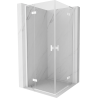 Mexen Mist-H L Duo kabina prysznicowa uchylna 115 x 115 cm, transparent, biała - 8A5L-115L-115P-20-00