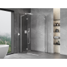 Mexen Mist-H L Duo hinged left shower cabin 120 x 115 cm, transparent, white - 8A5L-120L-115P-20-00
