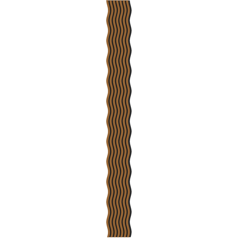 Mexen Lam-SF 01 lamele ścienne akustyczne 280 x 30 cm, filc 9 mm, fornir techniczny, Dąb Natural - S106-280-01-042