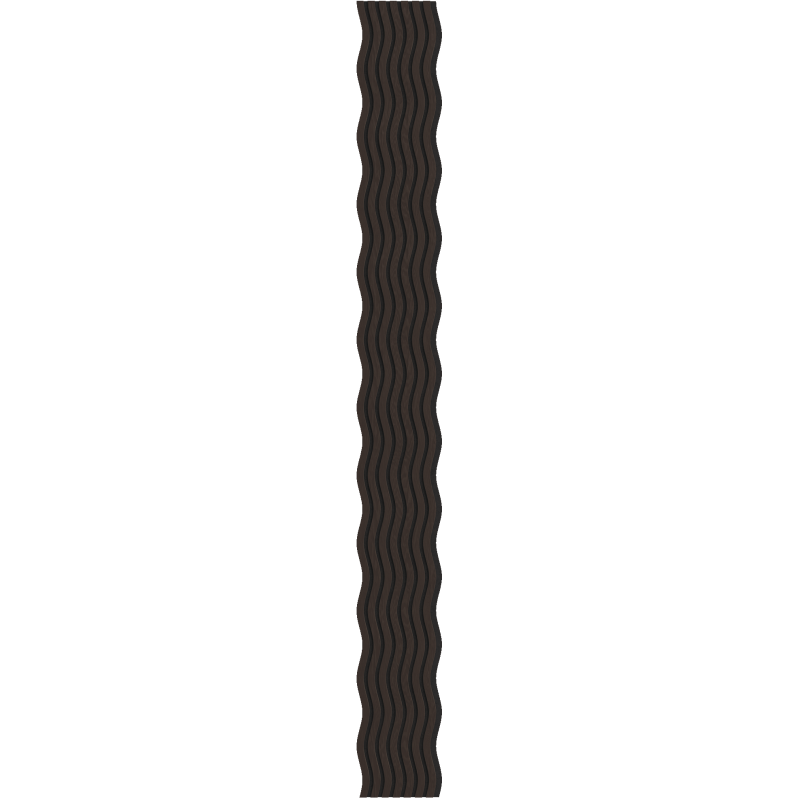 Mexen Lam-SF 01 lamele ścienne akustyczne 280 x 30 cm, filc 9 mm, fornir techniczny, Czarny Dąb - S106-280-01-046