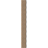 Mexen Lam-SF 26 lamele ścienne akustyczne 280 x 30 cm, filc 9 mm, fornir techniczny, Bielony Dąb - S106-280-26-040