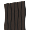 Mexen Lam-SF 26 lamele ścienne akustyczne 280 x 30 cm, filc 9 mm, fornir techniczny, Czarny Dąb - S106-280-26-046