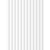 Mexen Strito 01 Strio 01 ripas de parede ranhuradas 280 x 14,5 cm (2 peças), branco - S120-280-01-301