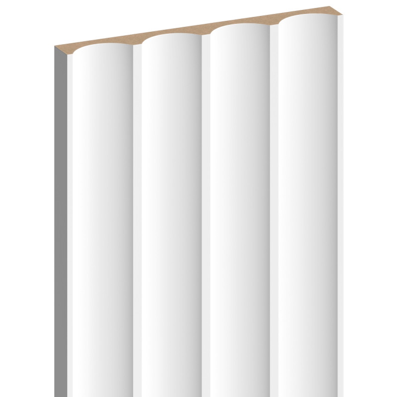 Mexen Strito 01 Strio 01 wand lamellen gegroefd 280 x 14,5 cm (2st), wit - S120-280-01-301