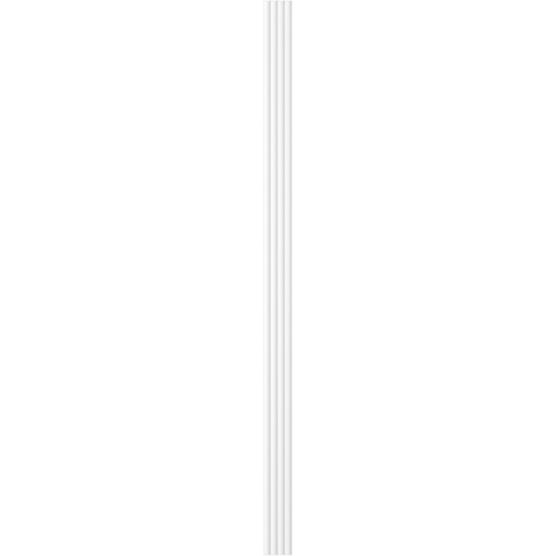 Mexen Strito 01 Strio 01 wand lamellen gegroefd 280 x 14,5 cm (2st), wit - S120-280-01-301