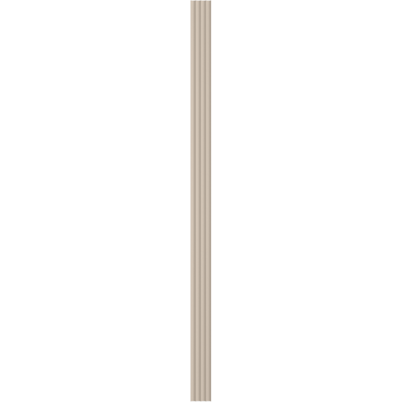 Mexen Strio 01 lamele ścienne ryflowane 280 x 14,5 cm (2szt), kaszmir - S120-280-01-302