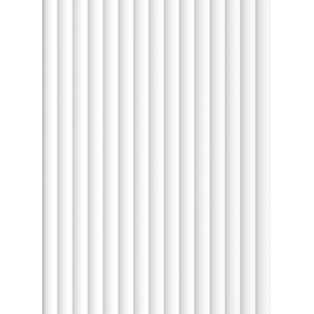 Mexen Strio 02 geribbelde wandpanelen 280 x 14,5 cm (2 stuks), wit - S120-280-02-301