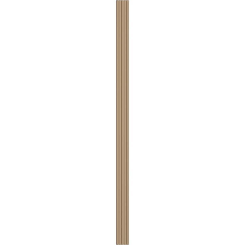 Mexen Strio 02 lamele ścienne ryflowane 280 x 14,5 cm (2szt), cappuccino - S120-280-02-304