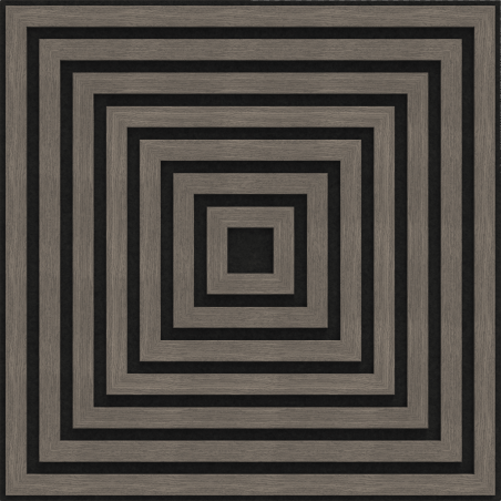 Mexen Linea 13 panel ścienny akustyczny 60 x 60 cm (4szt.), filc 9 mm, fornir techniczny, Szary Dąb - S110-60607-13-043