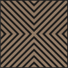 Mexen Linea 01 panel ścienny akustyczny 60 x 60 cm (4szt.), filc 9 mm, fornir techniczny, Jasny Orzech - S110-60607-01-047