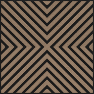 Mexen Linea 01 akustisk väggpanel 60 x 60 cm (4st), filt 9 mm, teknisk faner, Ljus Valnöt - S110-60607-01-047