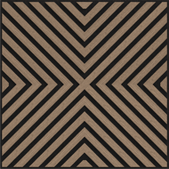 Mexen Linea 01 pannello da parete acustico 60 x 60 cm (4 pz), feltro 9 mm, impiallacciatura tecnica, Noce Chiaro