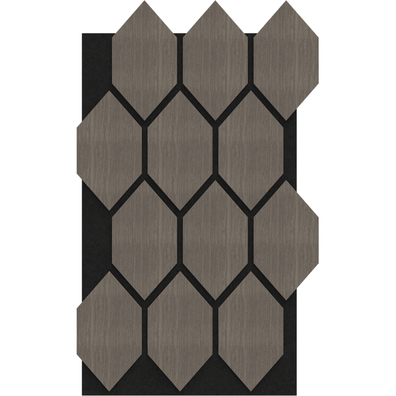 Mexen Lam-B väggpaneler 275 x 30 cm, HDF-skiva 4 mm, teknisk faner, Sandek - S100-275307-3015-001