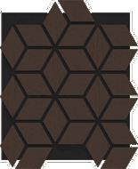 Mexen Lam-B wand lamellen 275 x 30 cm, HDF plaat 4 mm, technische fineer - S100-275307-3015-001