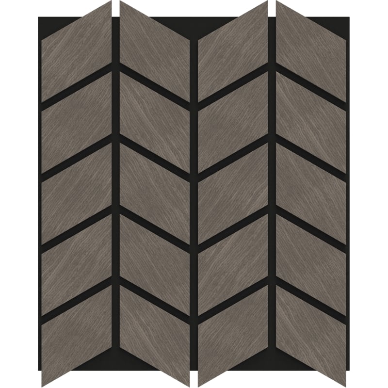Mexen Form 03 akustična stenska plošča 71,5 x 58 cm (4 kosi), filc 9 mm, tehnični furnir, Sivi hrast - S111-71587-03-043