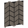 Mexen Form 03 akustična stenska plošča 71,5 x 58 cm (4 kosi), filc 9 mm, tehnični furnir, Sivi hrast - S111-71587-03-043