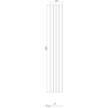 Mexen Strio 01 lamele ścienne ryflowane 280 x 14,5 cm (2szt), czarny - S120-280-01-311