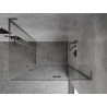 Mexen Mist-H L Duo Shower Enclosure Right Swing 70 x 85 cm, Transparent, Gun Metal - 8A5L-070L-085P-95-00