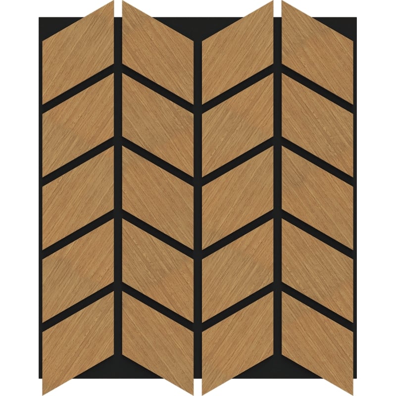 Mexen Form 03 akustični stenski panel 71,5 x 58 cm (4 kos), 9 mm filc, tehnični furnir, Hrast Classic - S111-71587-03-041