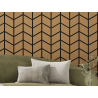 Mexen Form 03 panel de pared acústico 71,5 x 58 cm (4 uds.), fieltro 9 mm, chapa técnica, Roble Clásico - S111-71587-03-041