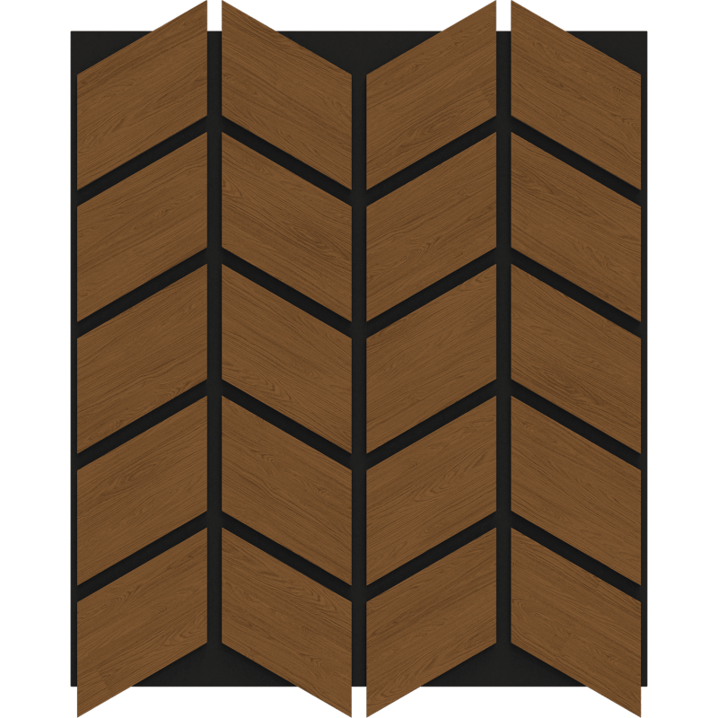 Mexen Form 03 panel ścienny akustyczny 71,5 x 58 cm (4szt.), filc 9 mm, fornir techniczny, Dąb Natural - S111-71587-03-042