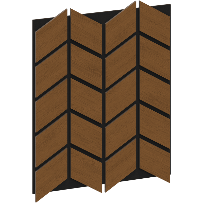 Mexen Form 03 panel ścienny akustyczny 71,5 x 58 cm (4szt.), filc 9 mm, fornir techniczny, Dąb Natural - S111-71587-03-042