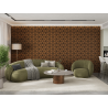 Mexen Form 02 akustični stenski panel 81 x 66 cm (4 kosi), filc 9 mm, tehnični furnir, Naravni hrast - S111-81667-02-042
