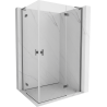 Mexen Mist-H L Duo kabina prysznicowa uchylna prawa 75 x 100 cm, transparent, gun metal - 8A5L-075L-100P-95-00