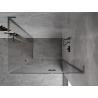 Mexen Mist-H L Duo kabina prysznicowa uchylna prawa 95 x 105 cm, transparent, gun metal - 8A5L-095L-105P-95-00