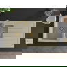 Mexen Andres granieten spoelbak 1,5-komorige met afdruiprek en keukenkraan Telma, beige - 6515-69-670200-50