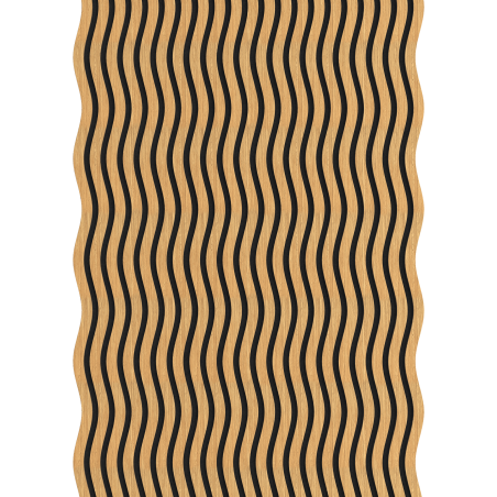 Mexen Lam-SF 01 lames murales acoustiques 280 x 30 cm, feutre 9 mm, placage technique, Chêne Classique - S106-280-01-041