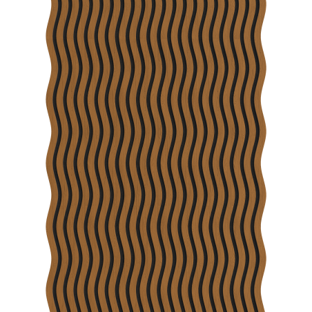 Mexen Lam-SF 01 lames murales acoustiques 280 x 30 cm, feutre 9 mm, placage technique, Chêne Naturel - S106-280-01-042