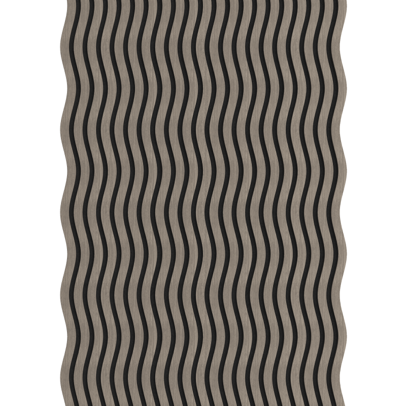 Mexen Lam-SF 01 lamele ścienne akustyczne 280 x 30 cm, filc 9 mm, fornir techniczny, Szary Dąb - S106-280-01-043